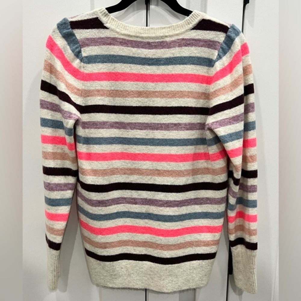LOFT sweater crew neck stripes